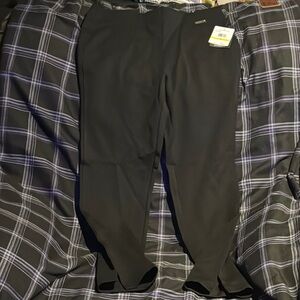 Black Flared Pants w/split M